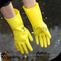 SRSAFETY Yellow longer work household latex gloves